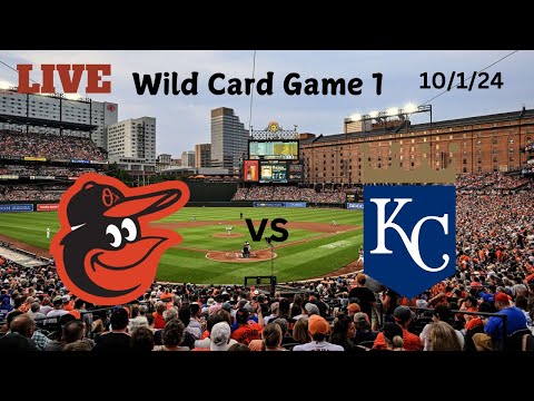 Baltimore Orioles vs Kansas City Royals | Wildcard Game 1 | LIVE! Play-by-Play & Commentary | 10/1