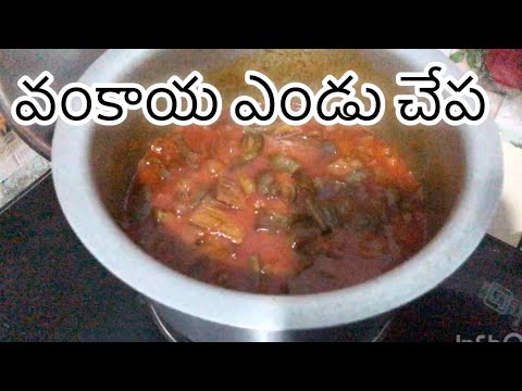 Vankaya endu chapa curry||serona Bhavan tomato neer chutney #cookingvlog #food #dryfishrecipe