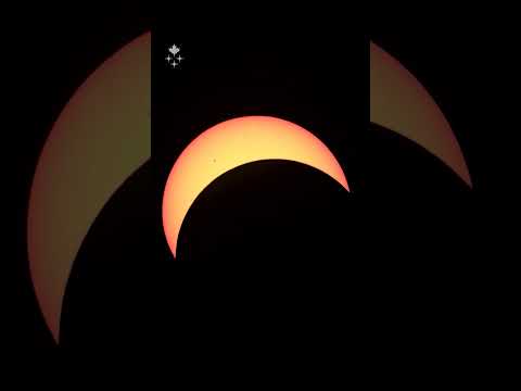 Total solar eclipse from Longueuil  | CSA #shorts