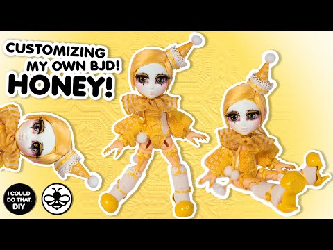 🐝💛 THE HONEY DOLL - YELLOW!!! 💛🐝CUSTOMIZING MY OWN BJD!!💛🐝