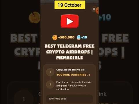 Best Telegram Free CRYPTO AIRDROPS | MemeGirls Today 19 October Memefi New Video Code