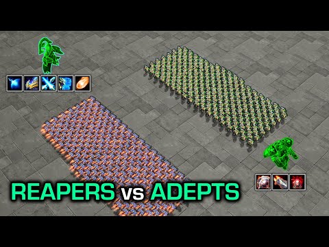 250 Adepts vs 250 Reapers, can you predict the winner?