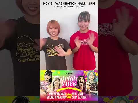 Why does she speak Spanish?｜"TJPW Bright Eyes" at Historic Washington Hall, Seattle on Nov.9