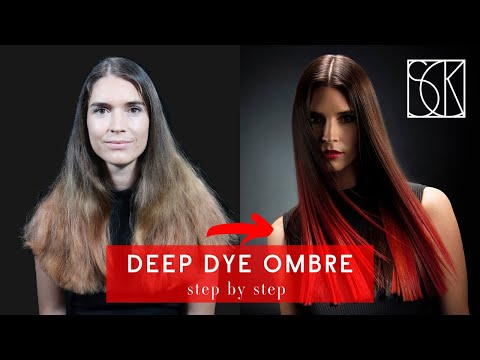 OMBRE - DEEP DYE EFFECT TUTORIAL by SCK