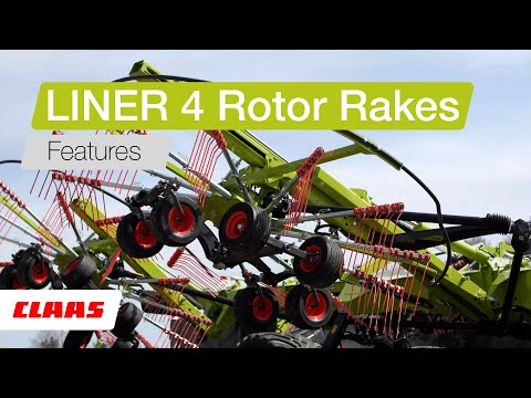 CLAAS LINER Four Rotor Rakes | Features