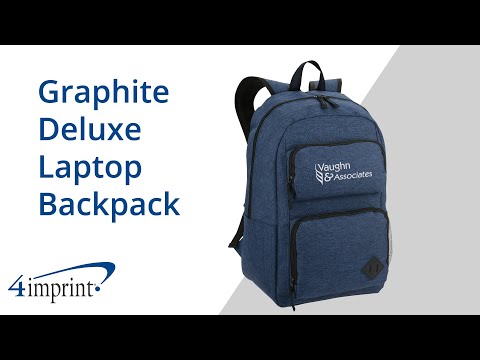 Graphite Deluxe Laptop Backpack by 4imprint