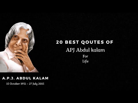 APJ Abdul Kalam I Motivational quotes I Self Inspiration I 20 Life Quotes I APJ motivational quotes