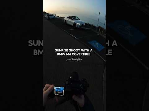 Sunrise Shoot With A BMW M4 Convertible 🌅 POV Car Photography (Sony a6700 + Sigma 56mm f1.4)