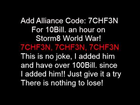 Storm8 World War Add for 10BILL an hour!!