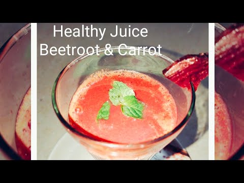 Beetroot and Carrot Juice || Healthy Juice For weight loss, Pcod & Pcos ||Refreshing & Glowing Skin