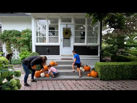 Dressing Up the Hartley Pots & Back Porch Stairs for Fall! 🍁🍂🍁 // Garden Answer