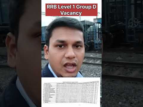 RRB Group D Level 1 Vacancy 2025 Update #rrcgroupd #railwaygroupd