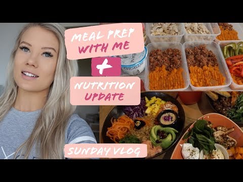 MEAL PREP WITH MICKY || NEW Phase & Nutrition Update | Sunday VLOG