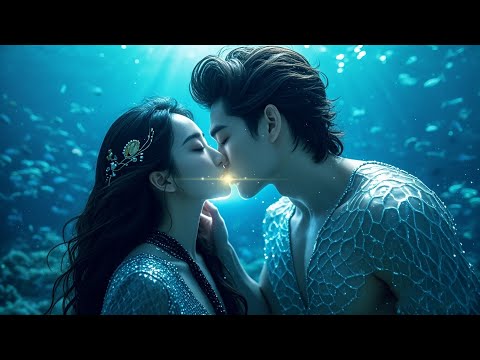 The mermaid prince rescued the girl, left the shark bead with a kiss, and her destiny was changed!