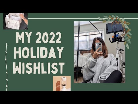 MY 2022 HOLIDAY WISHLIST (wellness, tech, and more!) + GIVEAWAY!