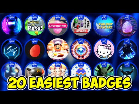 20 EASIEST BADGES TO GET in THE HUNT: FIRST EDITION | Roblox