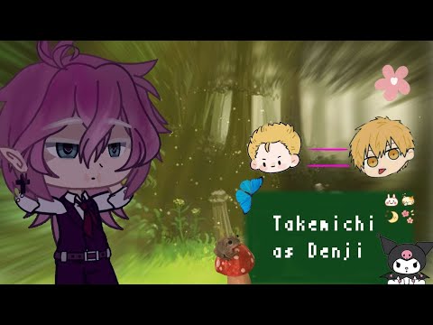 Bonten react to Takemichi as Denji rus/eng 1/2