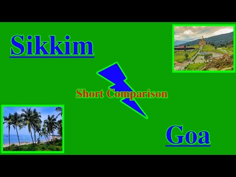 Sikkim vs Goa #youtubeshortsvideo