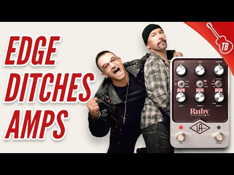 The Edge Uses UA UAFX Pedals With U2!