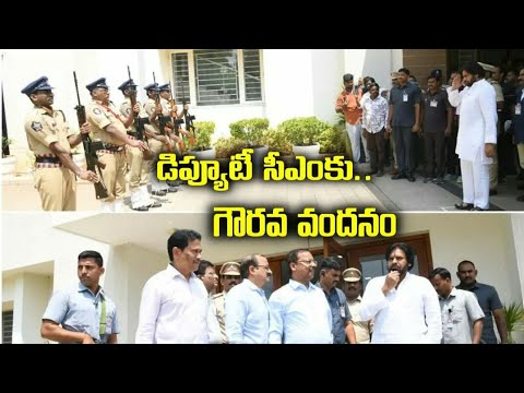 DEPUTY CM PAVAN KALYAN IN CAMP OFFICE