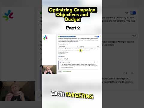 Optimizing Campaign Objectives and Budget PART 2