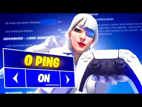 NEW Controller 0 PING SETTINGS + Sensitivity for Fortnite!