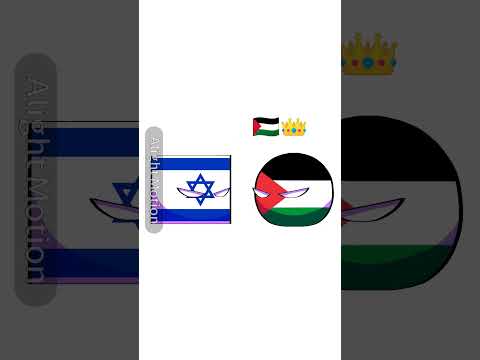 ⭐| Purple Guy Israel vs Palestine // #edit #countryballs #memes #countryhumans #fypシ #shorts |⭐