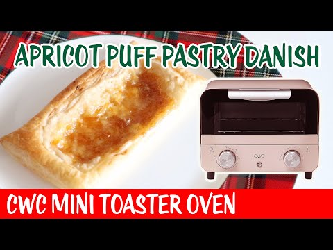 Apricot Puff Pastry Danish - CWC Mini Toaster Oven - Day 23 Bonne Maman Advent Calendar 2024