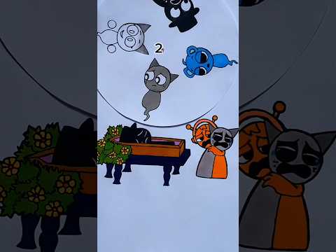 Gray × Mr Black × Oren |Incredibox Sprunki #sprunki #art #shorts