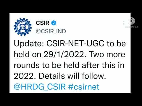 CSIR-NET-UGC LATEST UPDATE 🙄🙄@HRDG_CSIR #csirnet