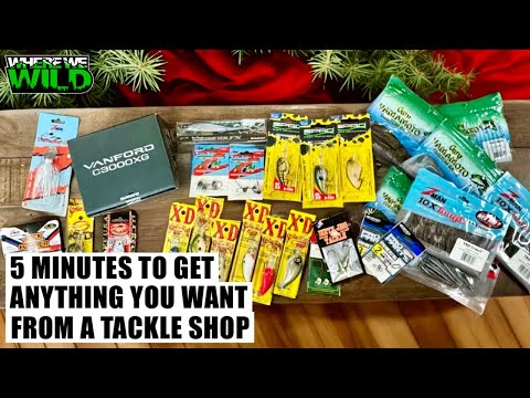 5 MINUTES to get ANYTHING YOU WANT from a TACKLE SHOP