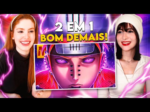 REACT 2 em 1 | Tipo Pain 1 e Tipo Pain 2 ❤️‍🔥 (Naruto) | MHRAP | CR Reacts