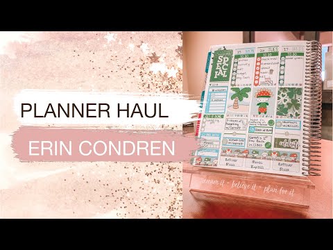 Erin Condren Haul | SPRING 2021