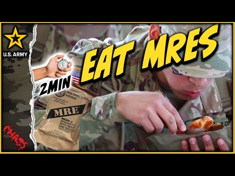 Do Army soldiers eat MREs?