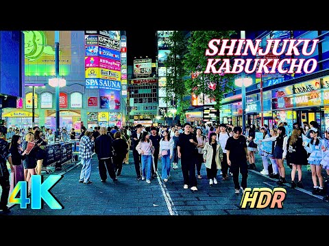 【4K HDR】11 PM Shinjuku Walk - Kabukicho & Golden Gai: Tokyo Night Walk & Nightlife Tour (歌舞伎町 • 新宿)🌟