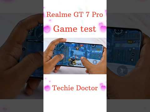 Realme GT 7 Pro Game Test | BGMI Test | PUBG Test | Free Fire Test