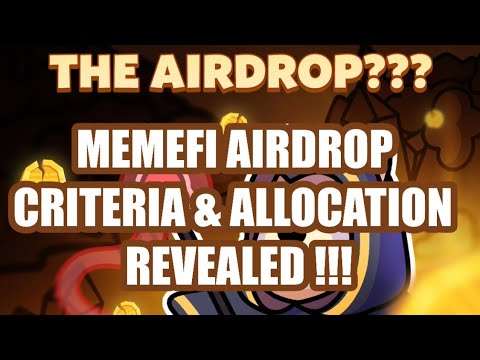 MemeFi Airdrop Criteria and Allocation Finally Revealed | Do This To Maximize Rewards!