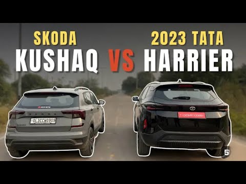 HARRIER 2023 VS KUSHAQ 2023: DRAG RACE🥁