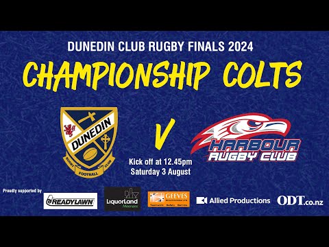 Dunedin Club Rugby Finals 2024 -  Championship Colts