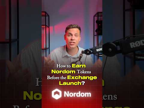 Nordom - How to earn tokens before exchange launch? #crypto #top