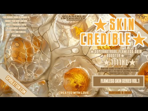 ★Skin Credible Glow Up★ (Supernatural Flawless Skin Booster) (Vibrational Healing Music)