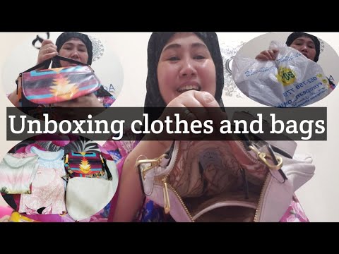 UNBOXING CLOTHES AND BAGS  [ MOROCCO +FILIPINA FAM  ]