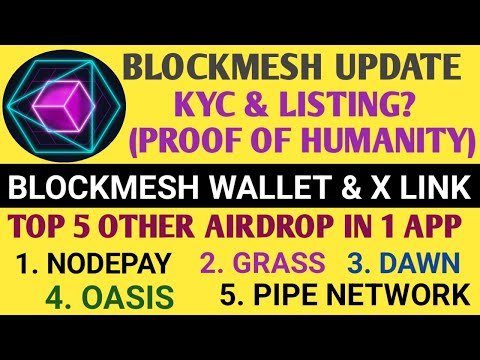 Blockmesh Airdrop KYC  Proof of Humanity| Blockmesh Airdrop Wallet Connect| Blockmesh Airdrop Update