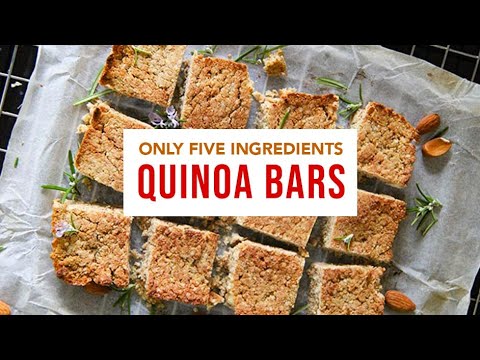 QUINOA BARS with almonds - oh wow!