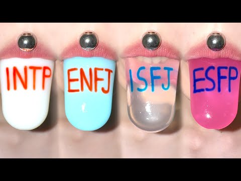 ASMR MBTI JELLY INTP ENFJ ISFJ ESFP PUDDING MUKBANG 엠비티아이 성격유형 젤리 먹방