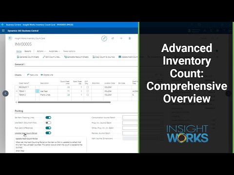 Advanced Inventory Count - Comprehensive Overview