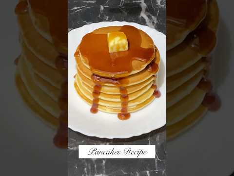 Easy Pancakes Recipe #eggpancake #perfectrecipe #dessert #sweet #howtomakepancakes #पैनकेक #shorts