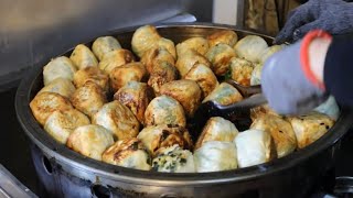 苗栗通霄美味煎包 台灣國民美食/pan-fried bun /Street Food 蒸し焼き肉まん 街頭美食