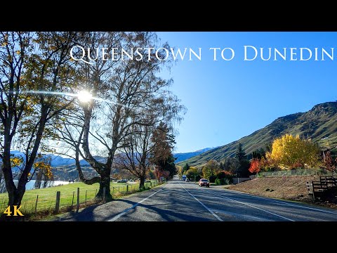 Driving From Queenstown To Dunedin New Zealand 4K | South Island Driving Tour | New Zealand Travel