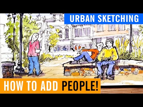 Urban Sketch Figures